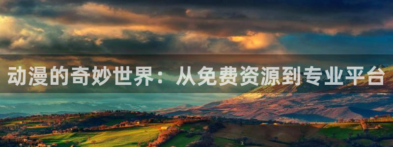 age动漫下载官方：动漫的奇妙世界：从免费资源到专业平台配图